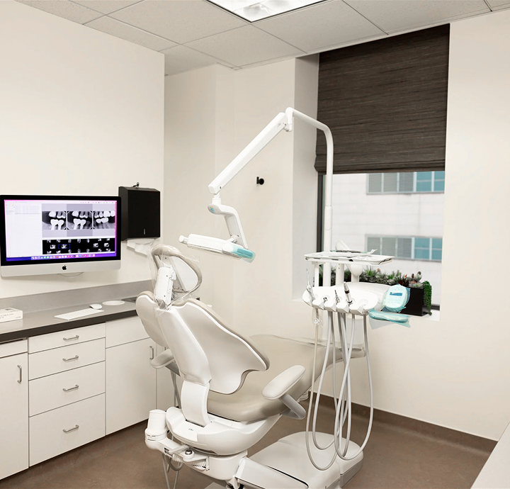Treatment room at Geach Dental
