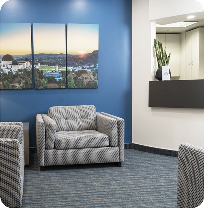 Los Angeles office waiting room