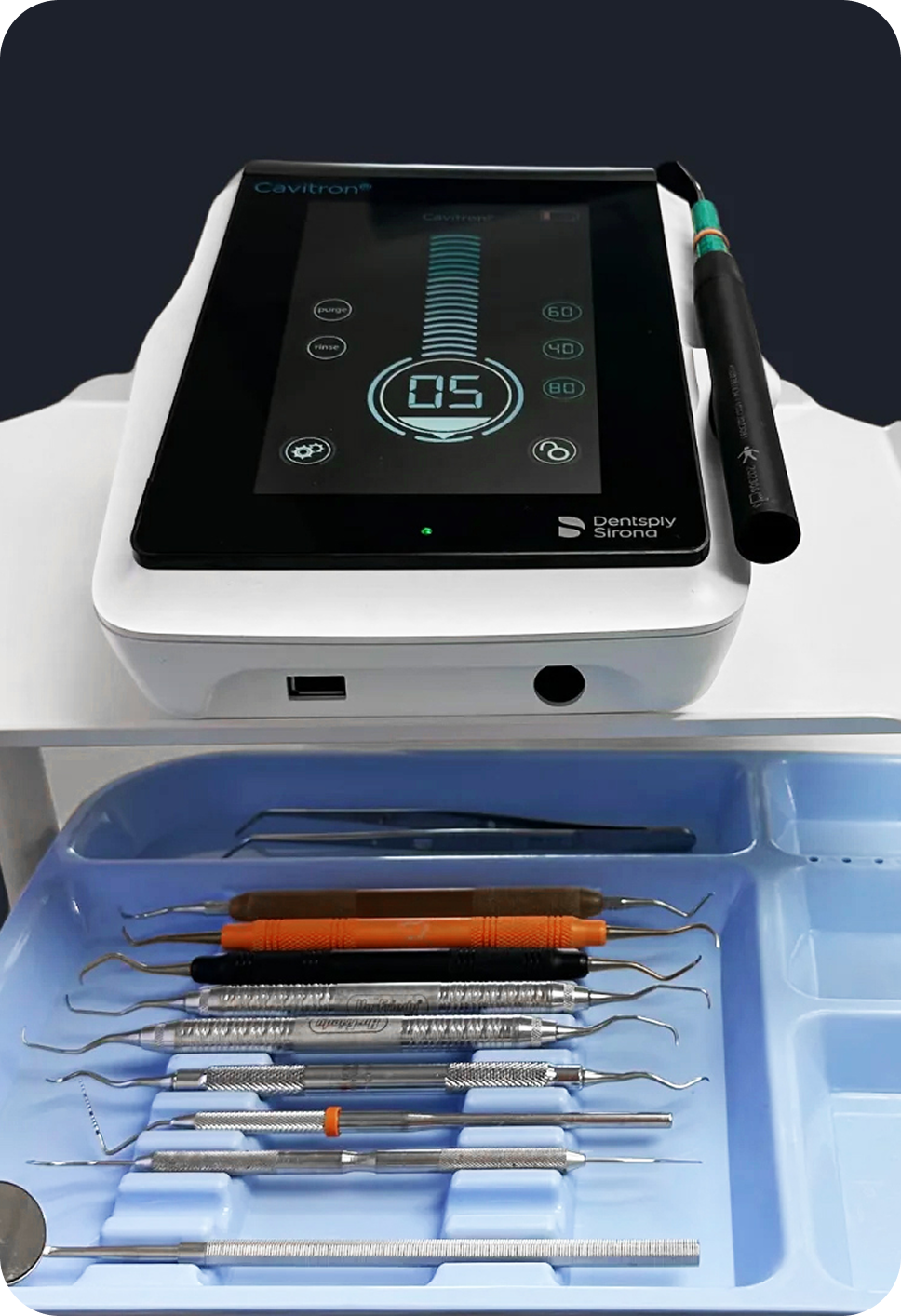 Dental instruments used in periodontal therapy